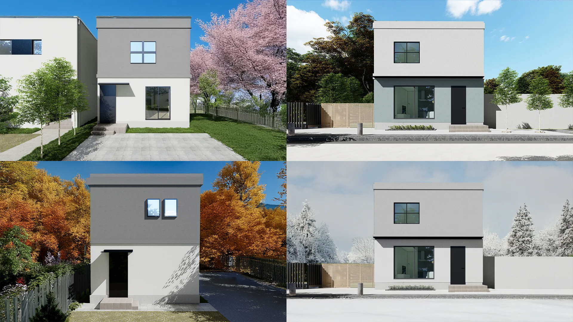 コンクリート住宅新潟が施工する高耐震住宅の外観
